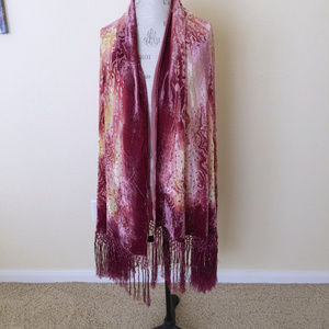 SHIBA Magenta Silk Scarf/Wrap/Shawl  *NWT*